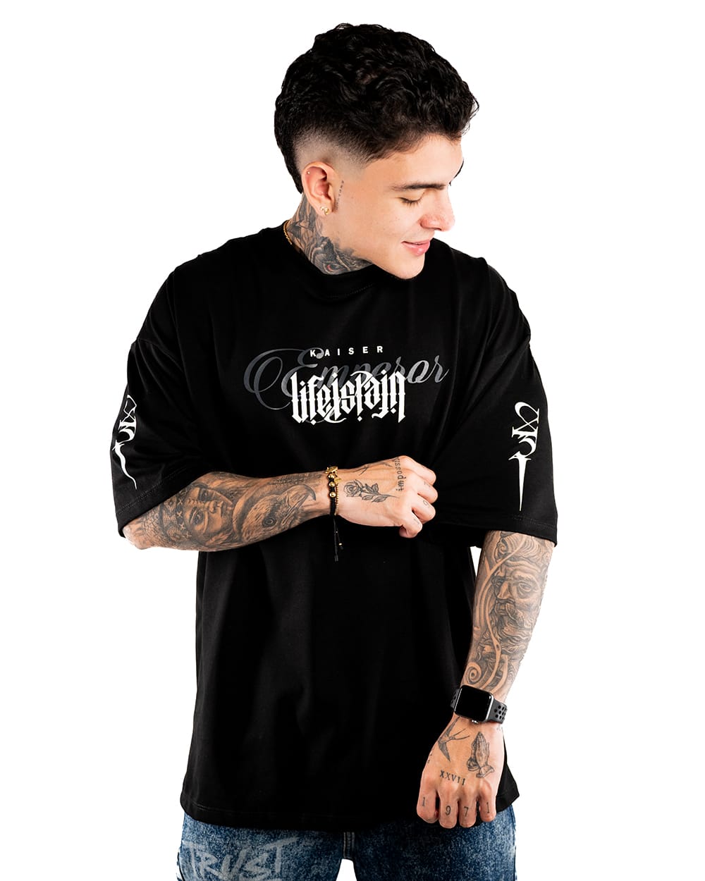 CAMISETA OVERSIZE H ALTO GRAMAJE KAISER