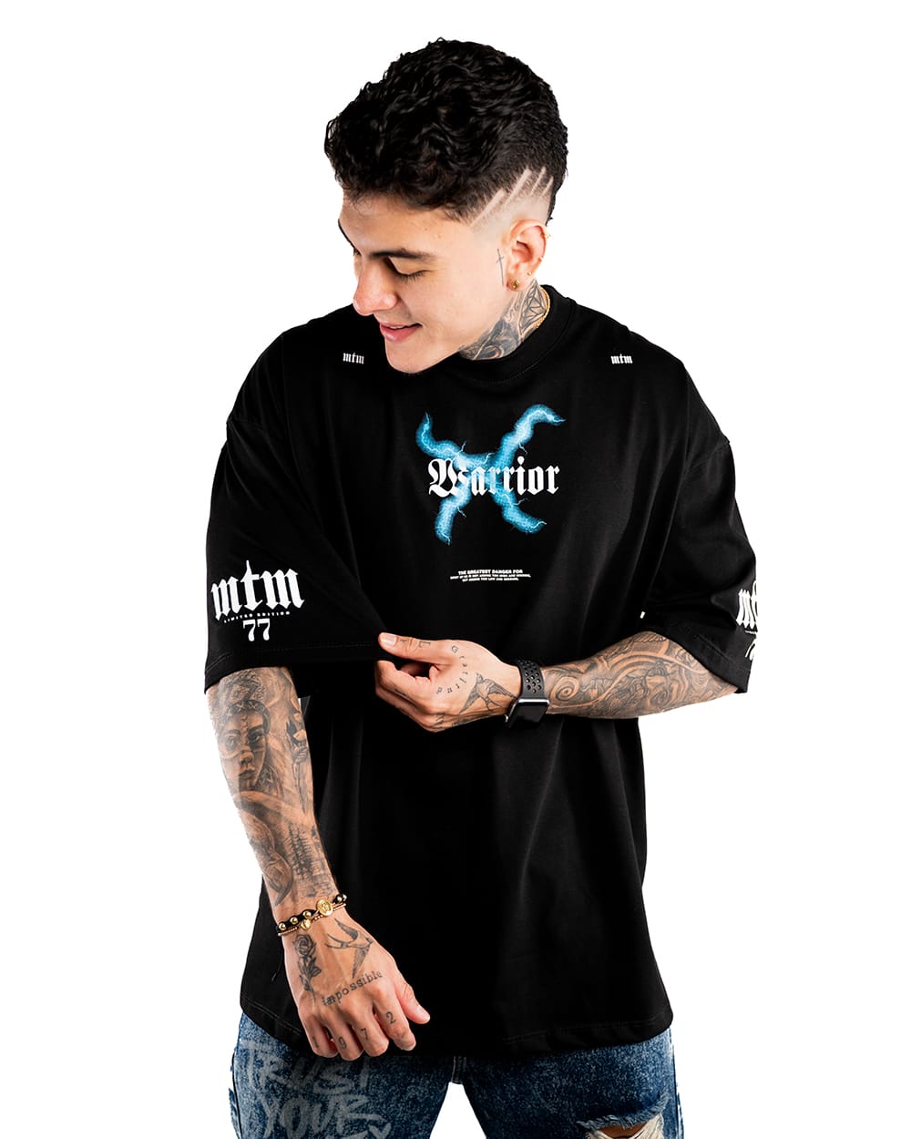 CAMISETA OVERSIZE H ALTO GRAMAJE BARRIOR KNIGHT