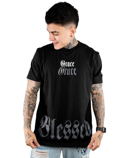 CAMISETA H GRACE NEGRA