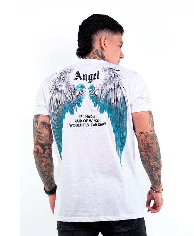 CAMISETA H ALAS AZUL