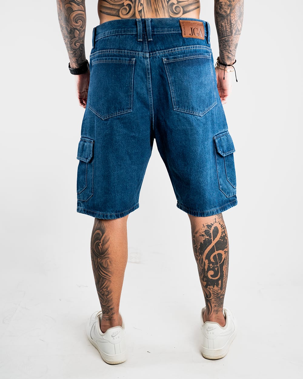 BERMUDA OVERSIZE H AZUL CARGO