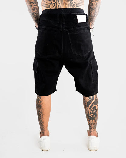 BERMUDA OVERSIZE H NEGRO CARGO