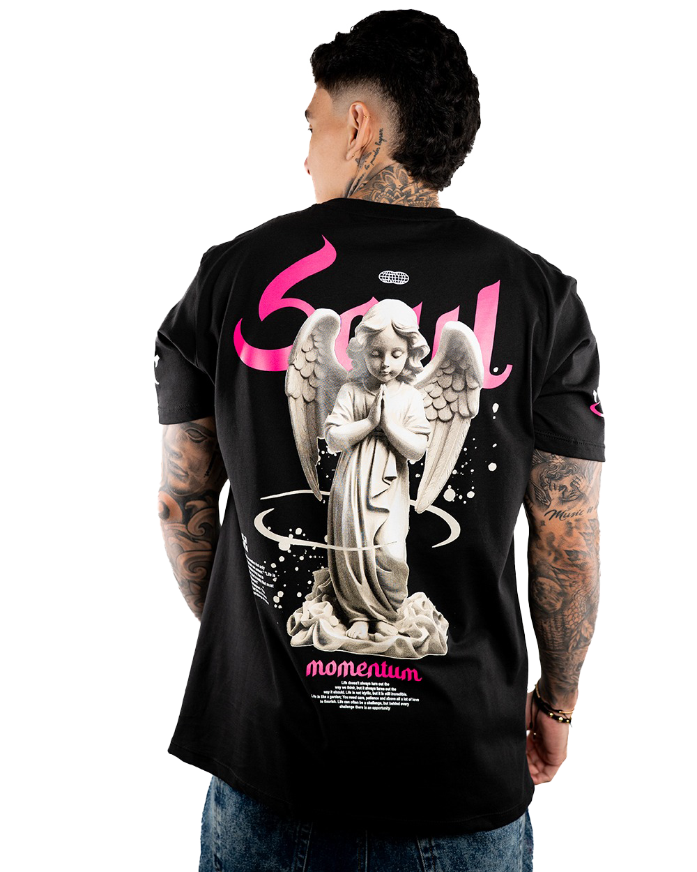 CAMISETA H NEGRA ANGEL SOUL