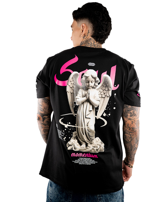 CAMISETA H NEGRA ANGEL SOUL